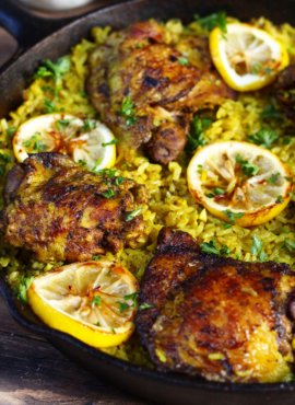 One Pot Middle Eastern Chicken and Rice