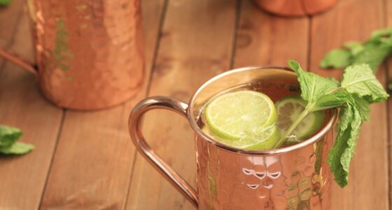 Lime & Gin Moscow Mules