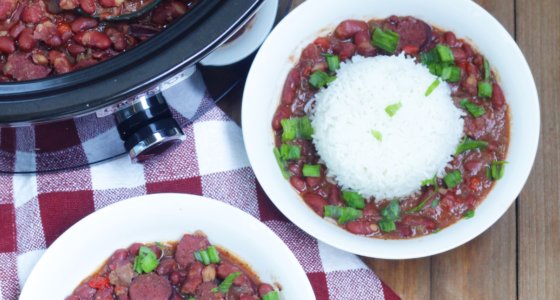Crock-Pot® Slow Cooker Cajun Red Beans and Rice