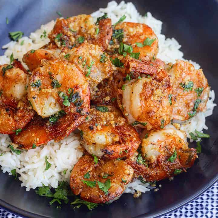Hawaiian Garlic Shrimp